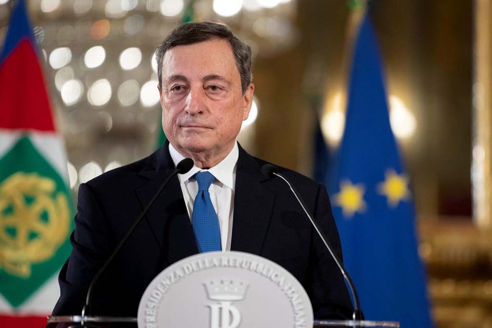 Mario Draghi toma posse como novo primeiro-ministro da Itália