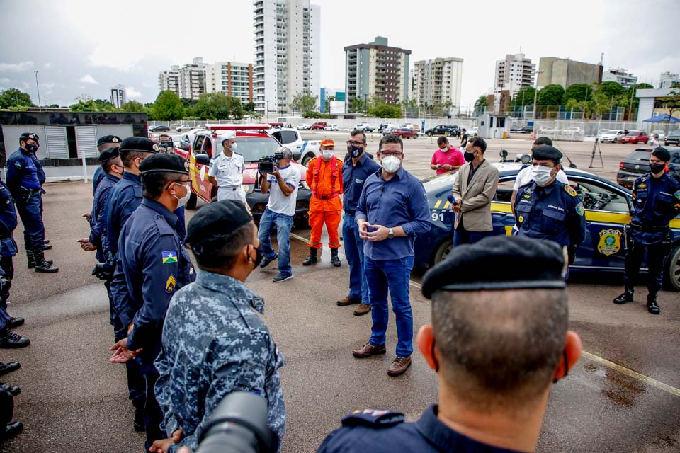 Marcos Rocha prioriza imunização de Forças Policiais por exposição devido às ações no enfrentamento da Covid-19