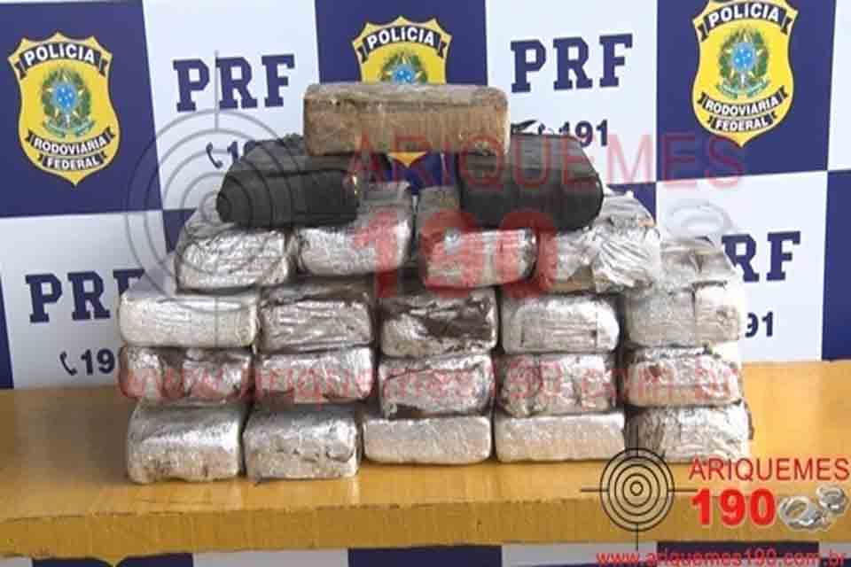 Polícia Rodoviária Federal apreende cerca de 21 Kg de cocaína BR-421