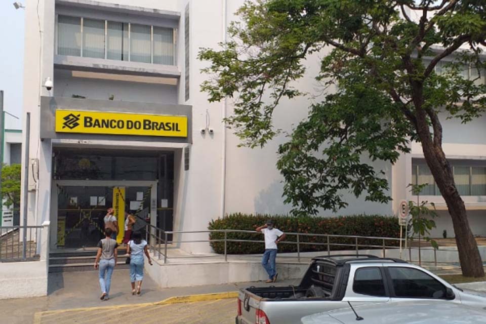 Agência do Banco do Brasil está com atendimento ao público interrompido