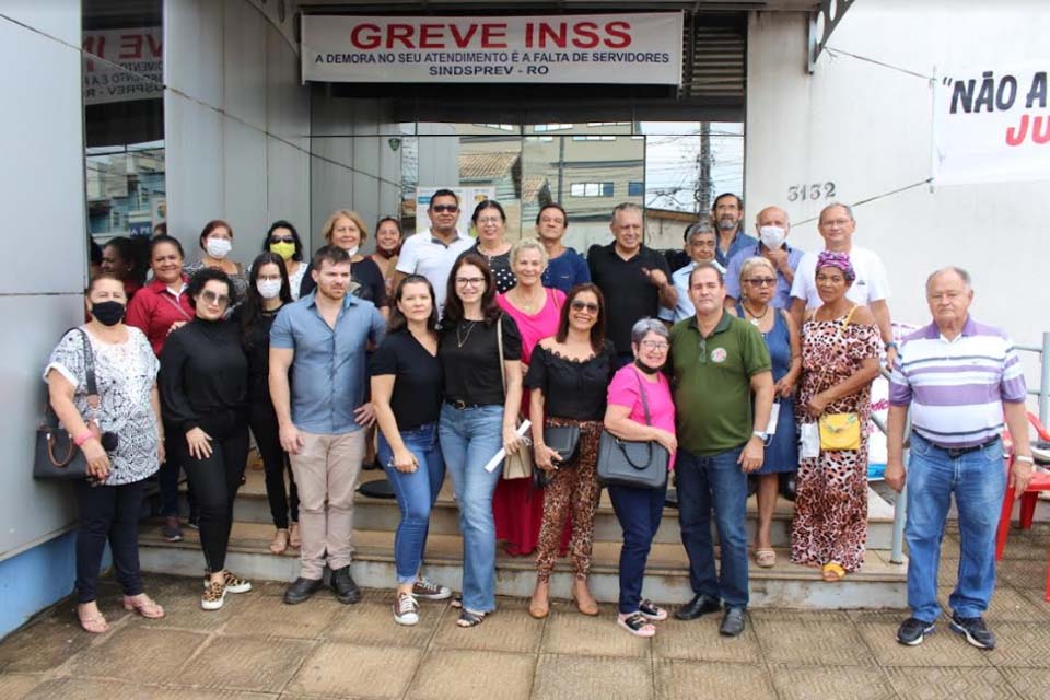 Servidores do INSS em Rondônia aderiram ao movimento de greve nacional com apoio do SINDSEF-RO