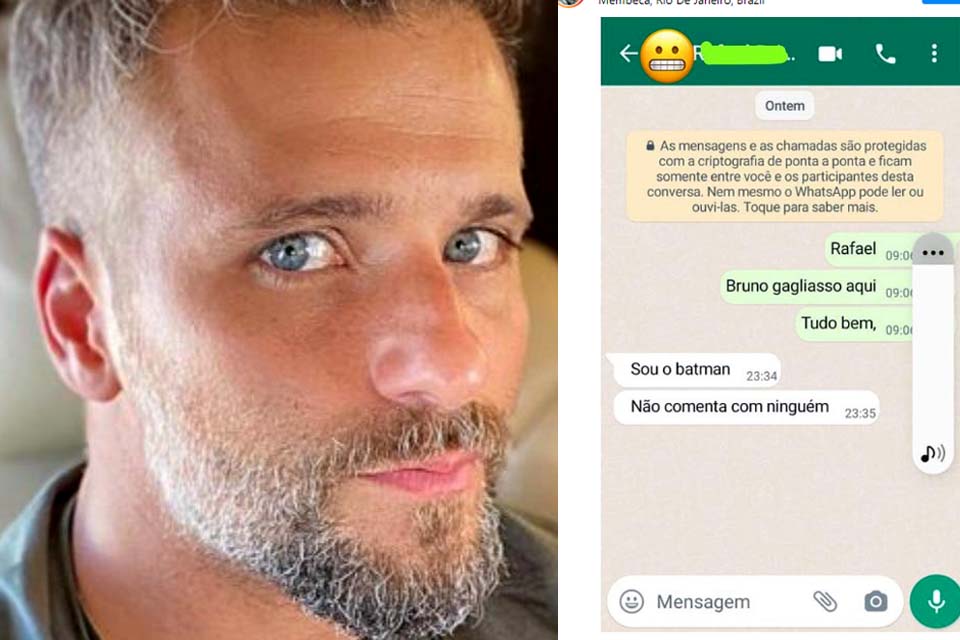 Bruno Gagliasso é confundido com fake ao tentar realizar pedido pela internet