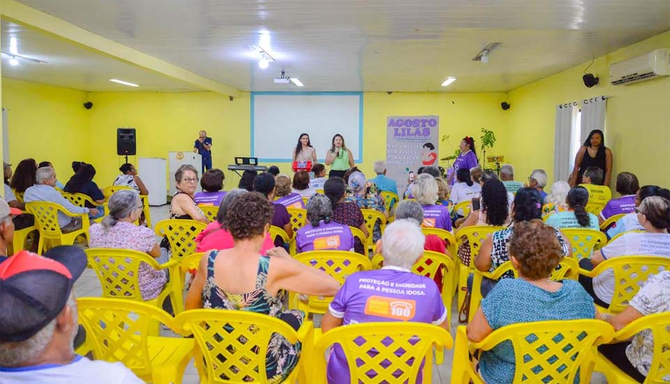 Semasf realiza ações de conscientização do Agosto Lilás