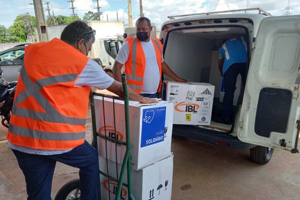 Rondônia recebe mais 18 mil doses de vacina pediátrica para dar continuidade à vacinação de crianças entre cinco e 11 anos