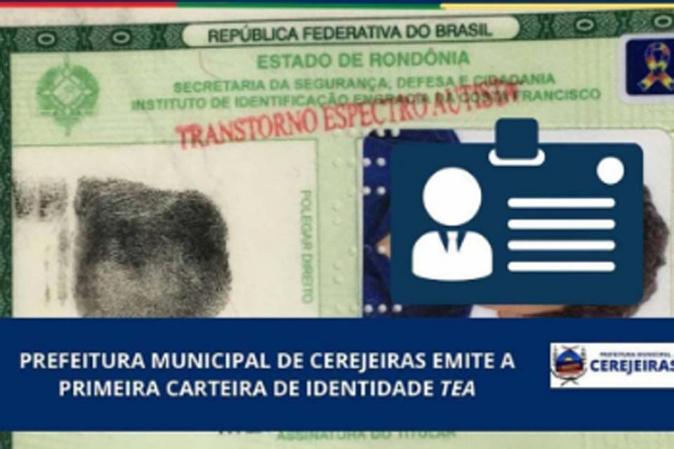 Município emite primeira carteira de identidade para autistas