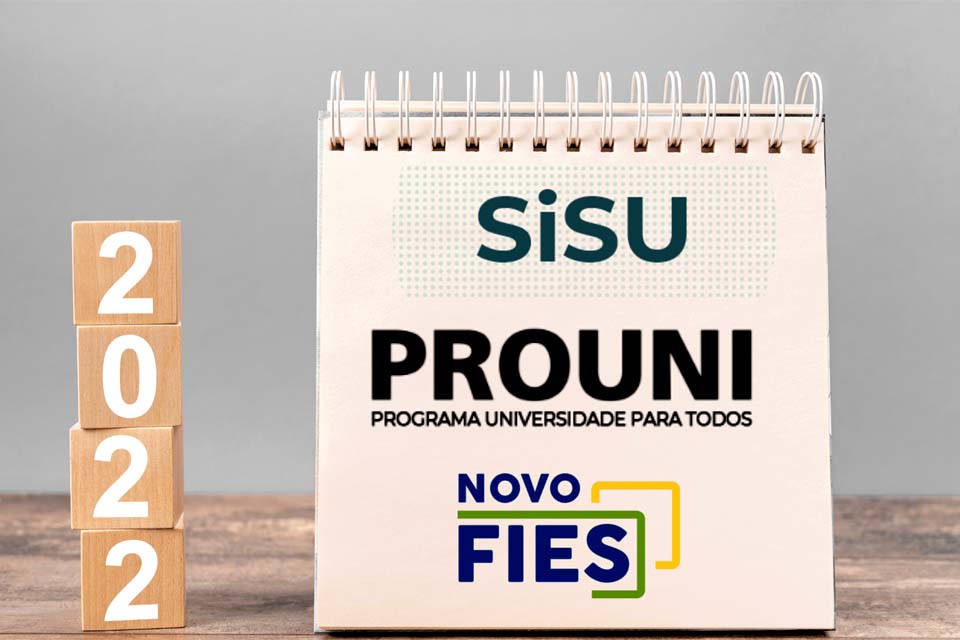 MEC divulga datas de inscrições do Sisu, Prouni e Fies 2022