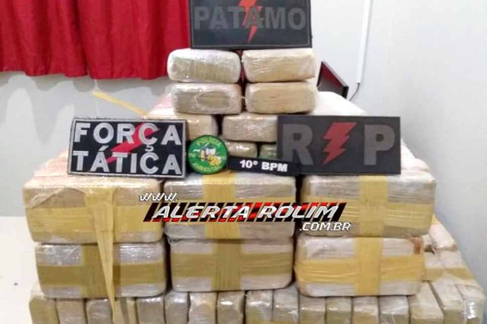 PM apreende Mais de 100 kg de pasta base de cocaína em Alta Floresta