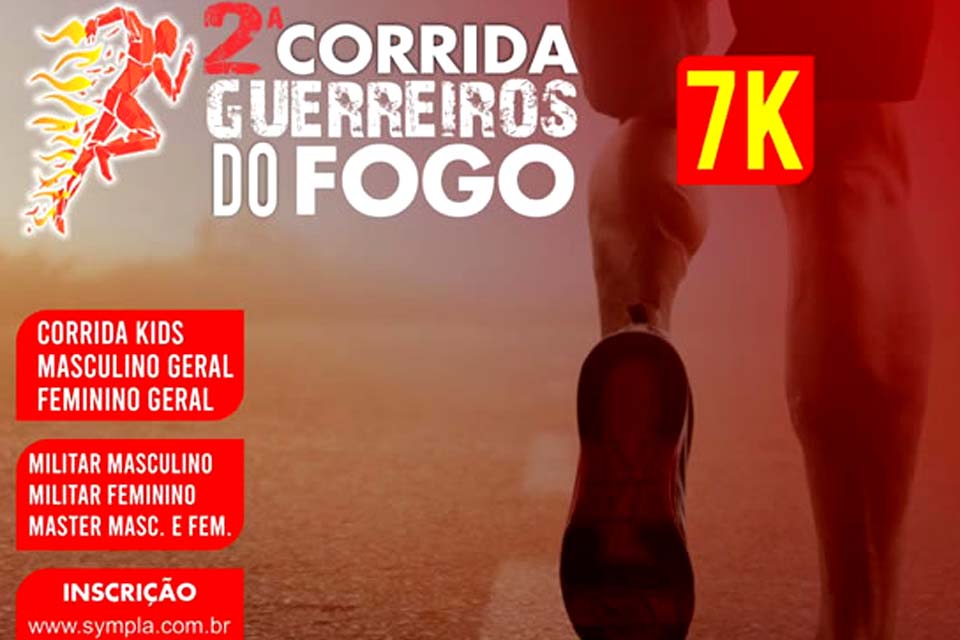 2ª Corrida Guerreiros do Fogo acontece dia 21 de agosto na Estância Turísitica