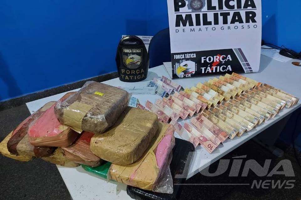 Empresário de Vilhena é preso com 10 kg de drogas na cidade de Juína 