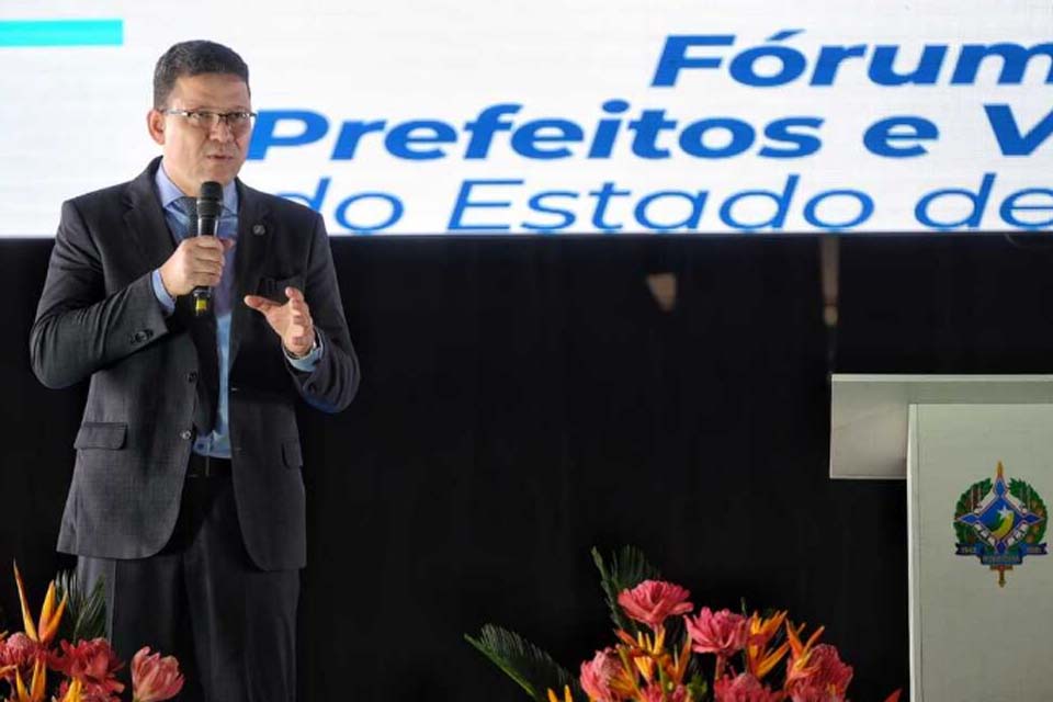 Marcos Rocha assegura que Fórum dos Prefeitos e Vereadores é uma oportunidade para fortalecer a parceria entre o Poder Executivo e os municípios