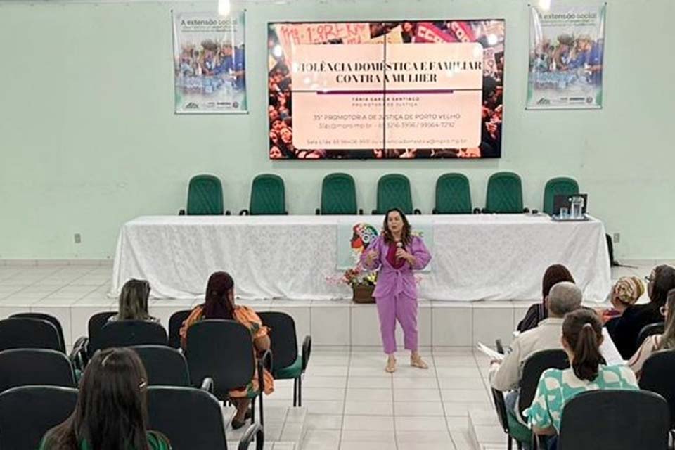 MP é parceiro no V Encontro Estadual dos Extensionistas Sociais da Emater e aborda violência doméstica