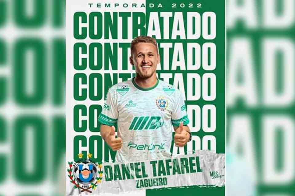 União Cacoalense acerta com o zagueiro Daniel Taffarel