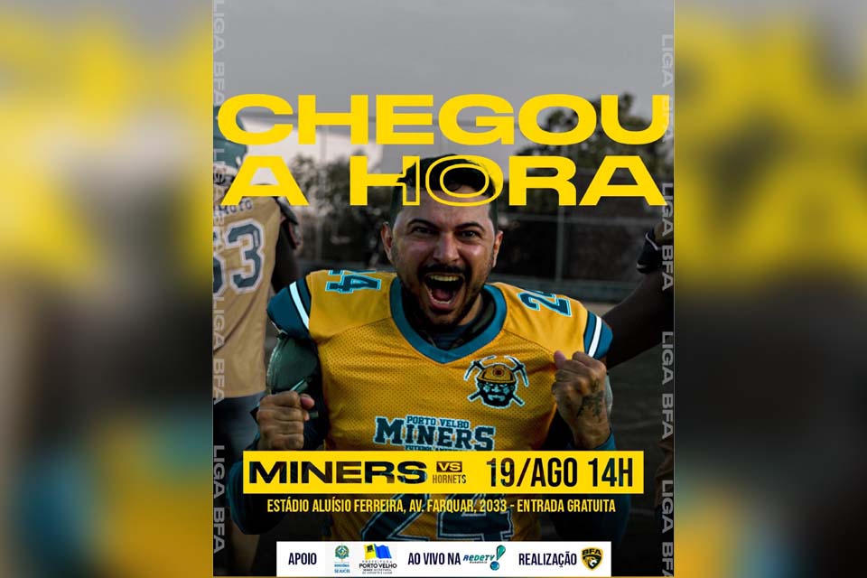 Porto Velho Miners e Sorriso Hornets se enfrentam hoje no estádio Aluísio Ferreira