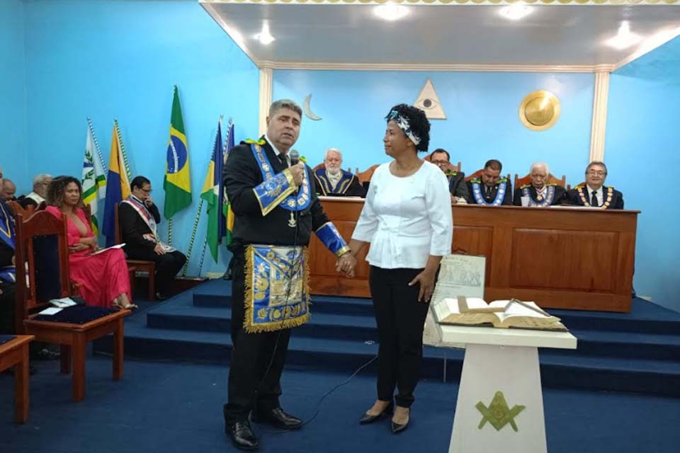 Deputada federal Sílvia Cristina participa da posse do grão mestre do Grande Oriente do Brasil em Rondônia