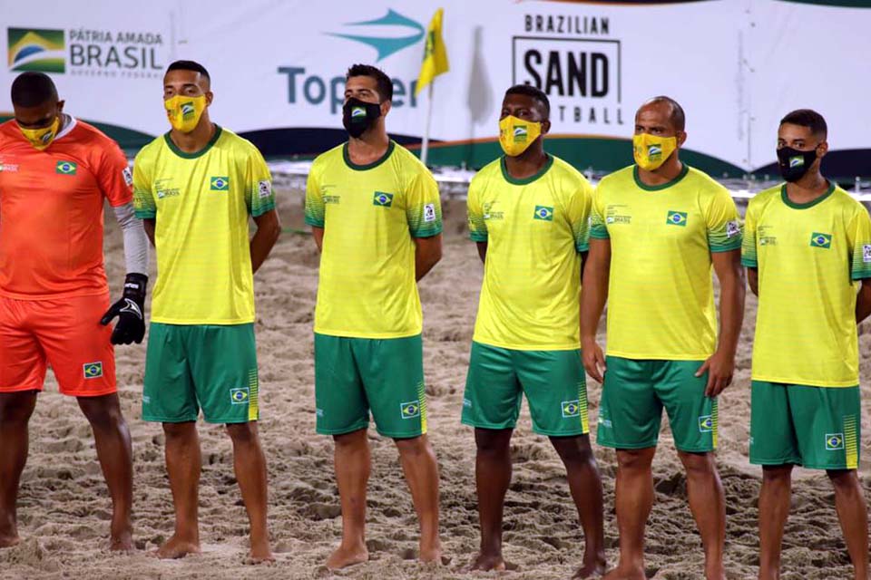 Seleção brasileira pega Tunísia no Mundial de Futebol de Areia Raiz