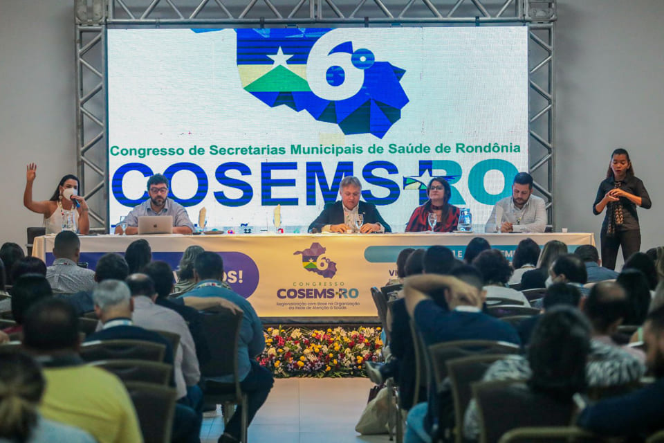 Porto Velho sedia o 6º Congresso de Secretarias Municipais de Saúde de Rondônia