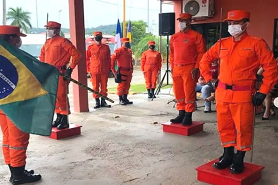 Solenidade marca a troca de comando do 2º Subgrupamento de Bombeiros Militar em Ouro Preto do Oeste