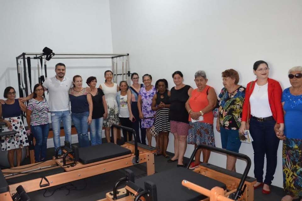 Centro de Convivência ‘Idade Viva’ inaugura academia de pilates para os idosos