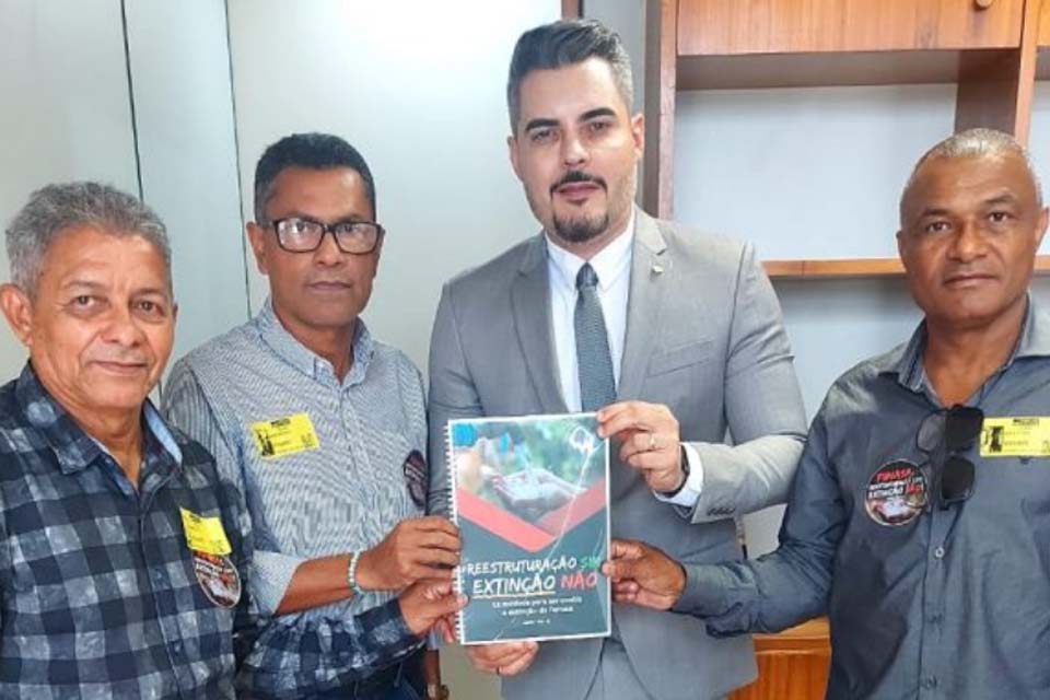 Presidente do SINDSEF-RO ganha apoio do Deputado Estadual Thiago Flores para reestruturação da Funasa