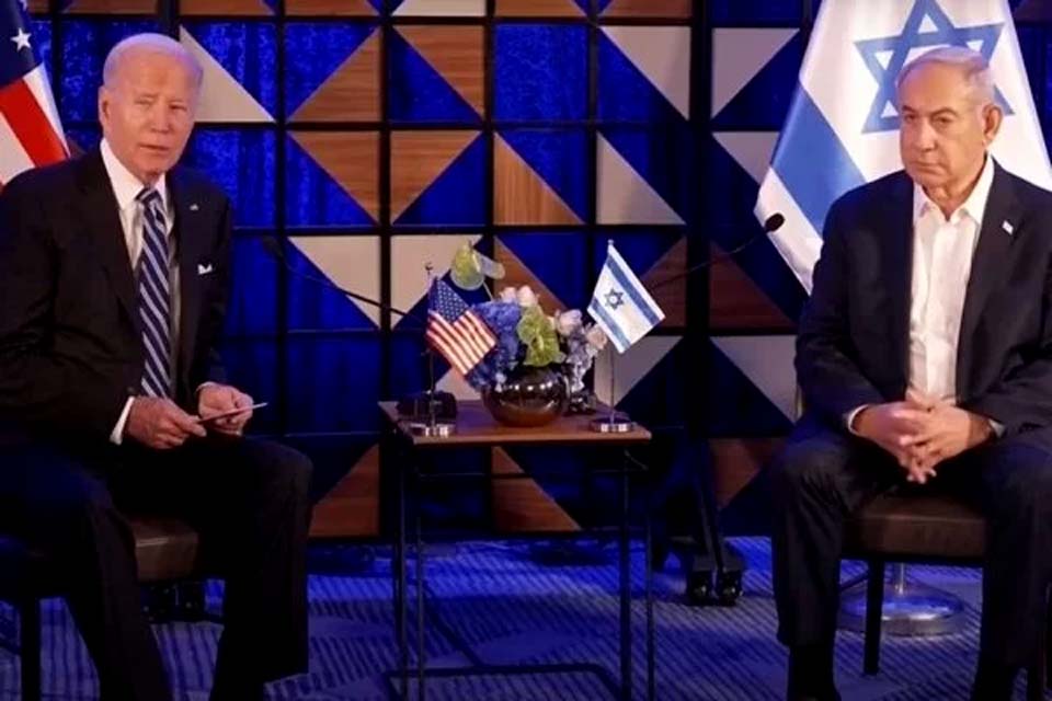 Em Israel, Biden afirma que o “Hamas não representa o povo palestino”