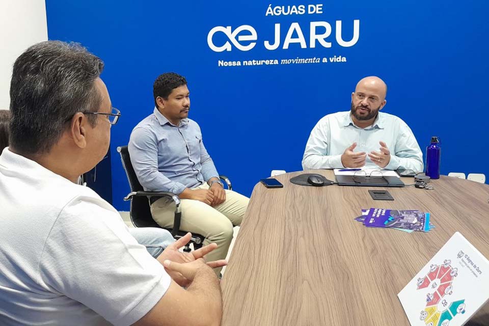 Águas de Jaru recebe representantes da Associação Comercial e Industrial de Jaru