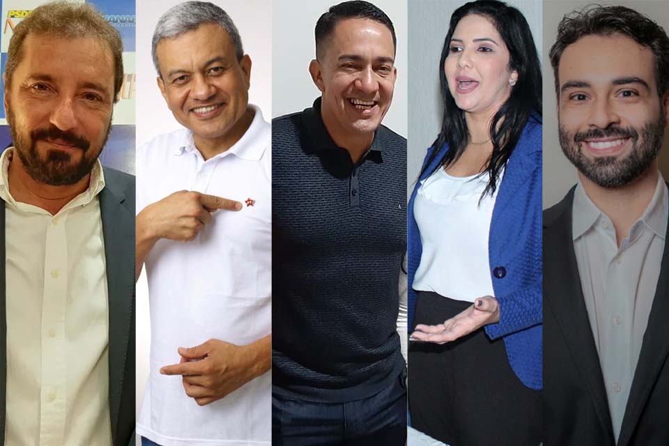 Hildon Chaves, Ramon Cujuí, Eyder Brasil, Cristiane Lopes e Vinícius Miguel são os candidatos com maior tempo de televisão e rádio