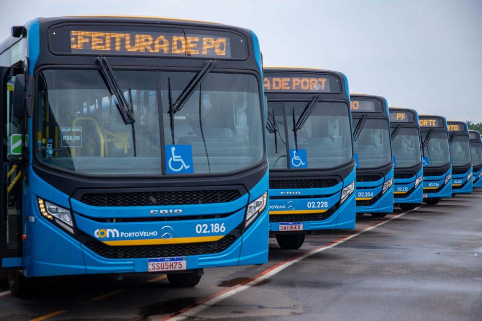 Com a frota de ônibus mais nova entre as capitais brasileiras, Porto Velho conta com veículos modernos e confortáveis