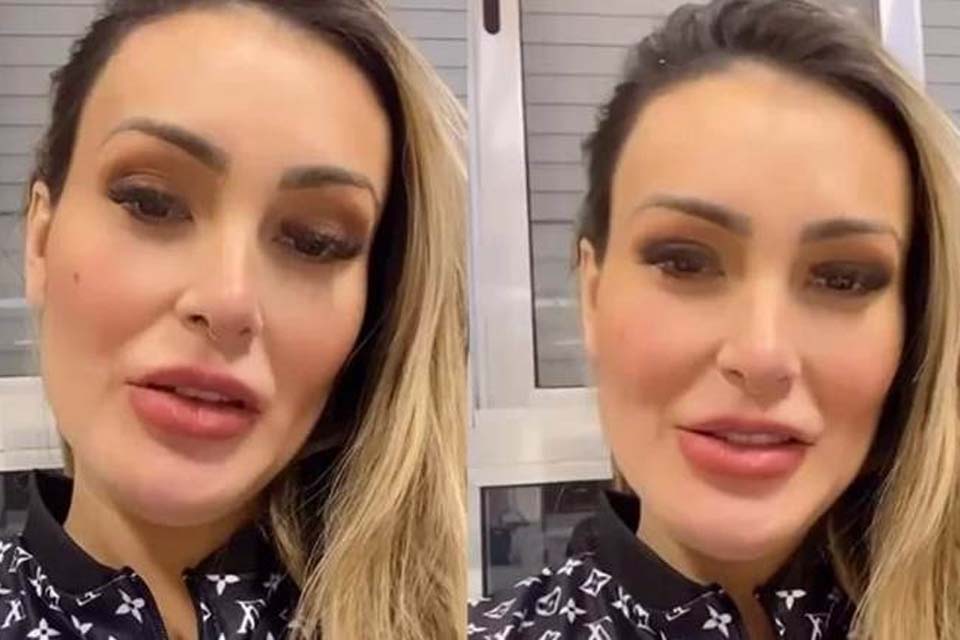 Andressa Urach se irrita com pergunta e detona religiosos: 'Crentes retardados'