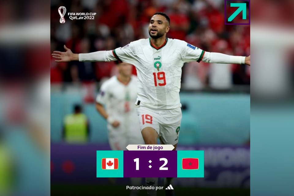 Marrocos vence Canadá e volta às oitavas da Copa após 36 anos