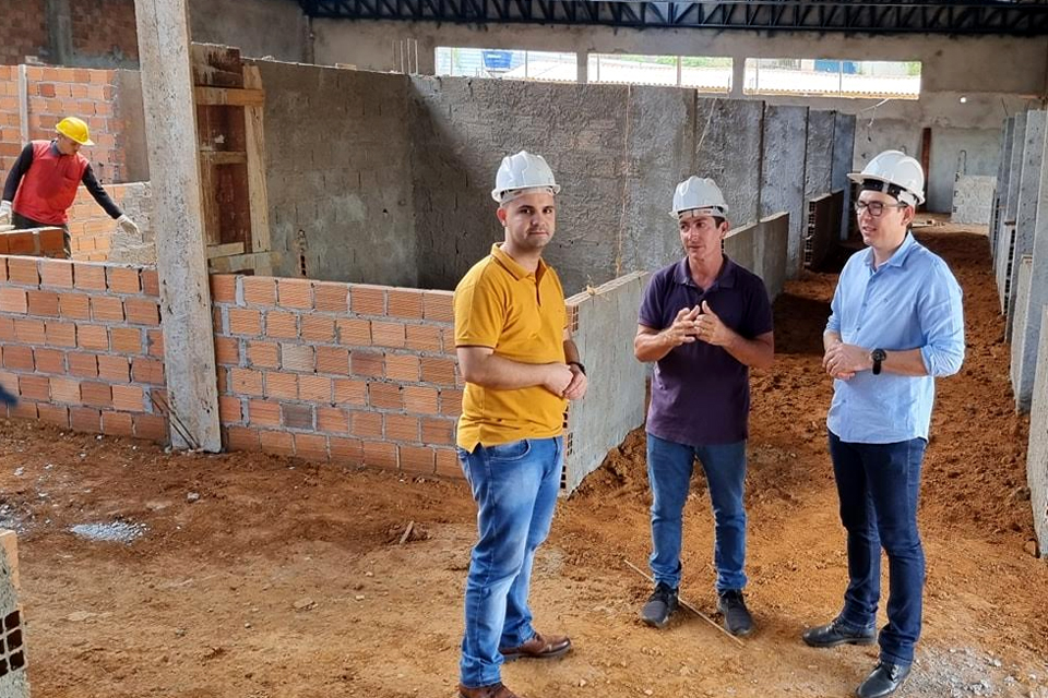 Obras do Feirão do Produtor Rural em Jaru chegam a fase acabamento