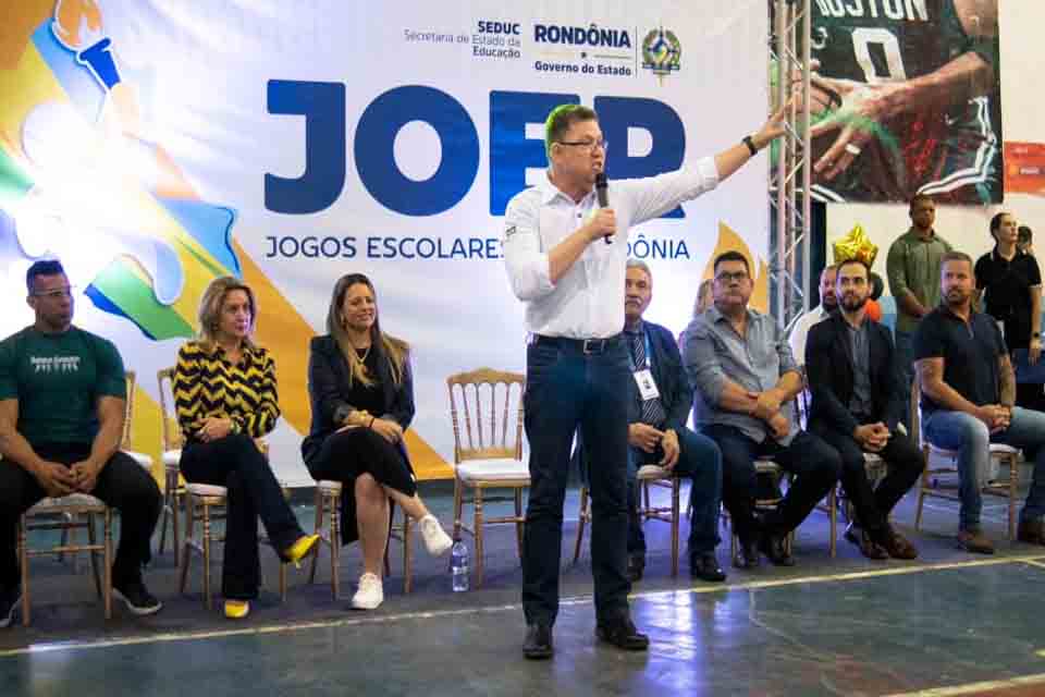 Governador Marcos Rocha enaltece talento de atletas rondonienses na abertura do Joer em Rondônia