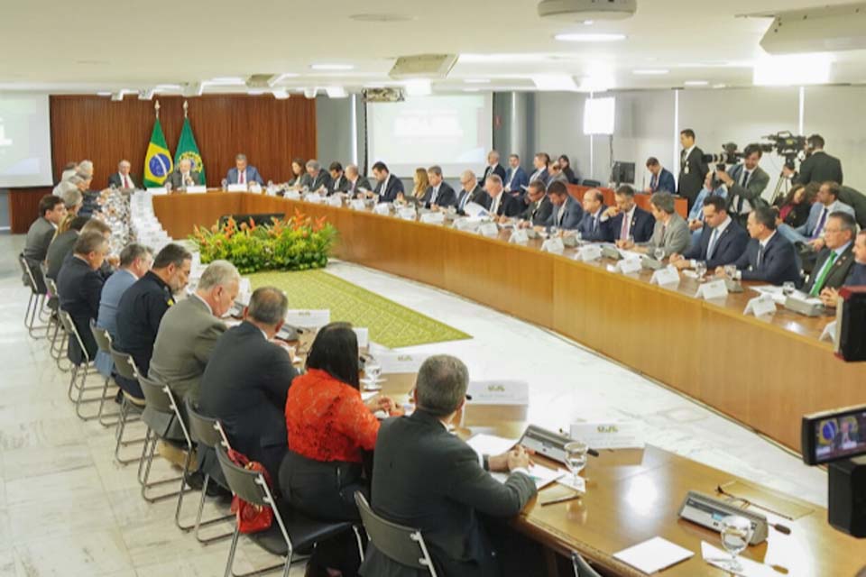 Vice-governador Sérgio Gonçalves participa de reunião no Planalto para fortalecer Segurança Pública