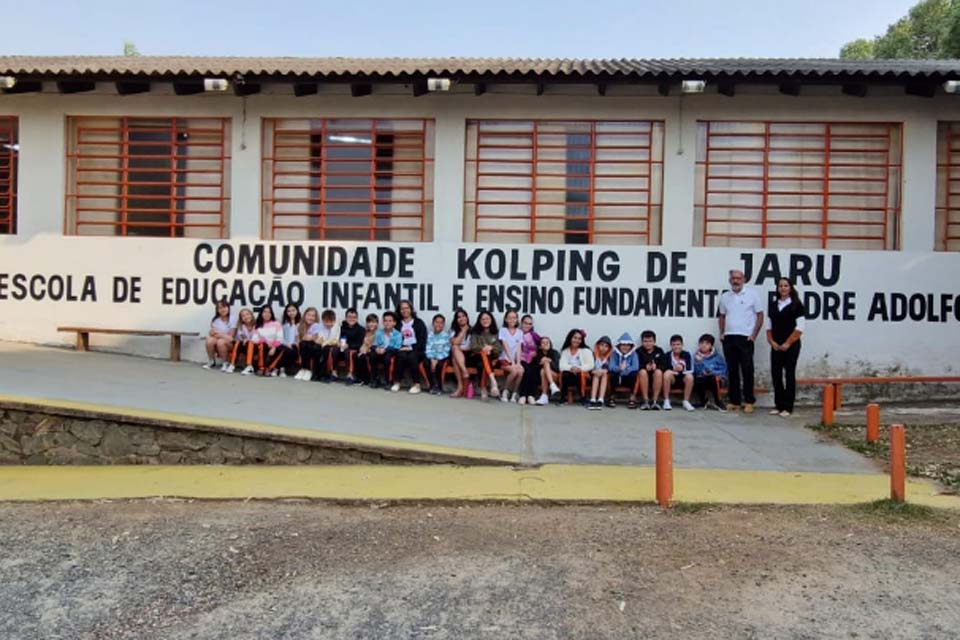 Escola Kolping de Jaru parabeniza aluno Henrique Nascimento Souza, que participou do quadro “Pequenos Gênios” 