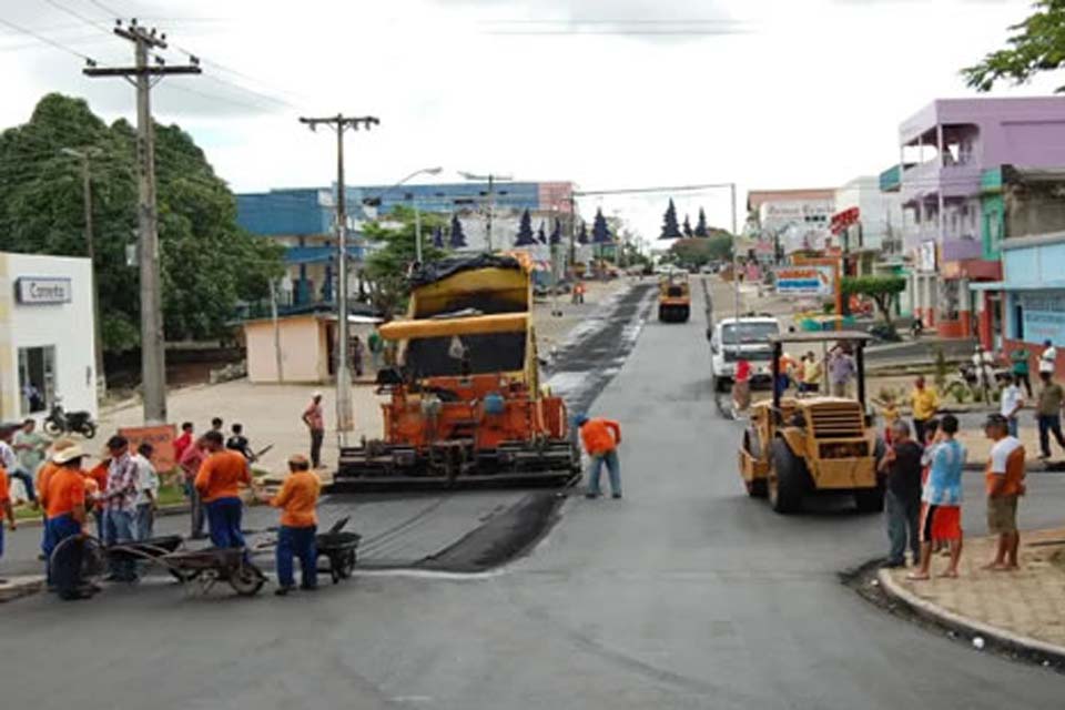 Município será contemplado com 18 km de recapeamento asfáltico