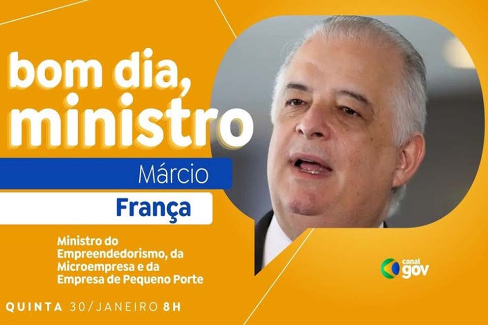 Márcio França apresenta balanço do fomento ao empreendedorismo e projeções para 2025 no “Bom Dia, Ministro”