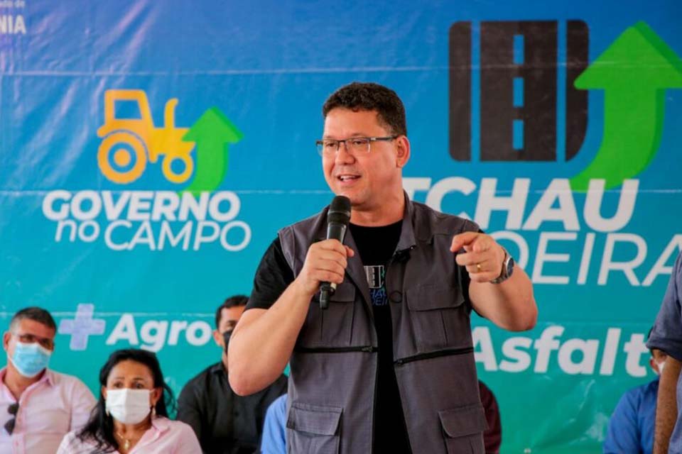 Governador coronel Marcos Rocha acompanha ações municipalistas em Rolim de Moura