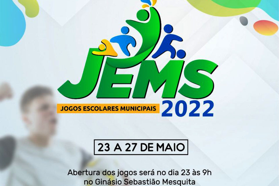 Abertura dos Jogos Escolares Municipais em Jaru será na próxima segunda-feira