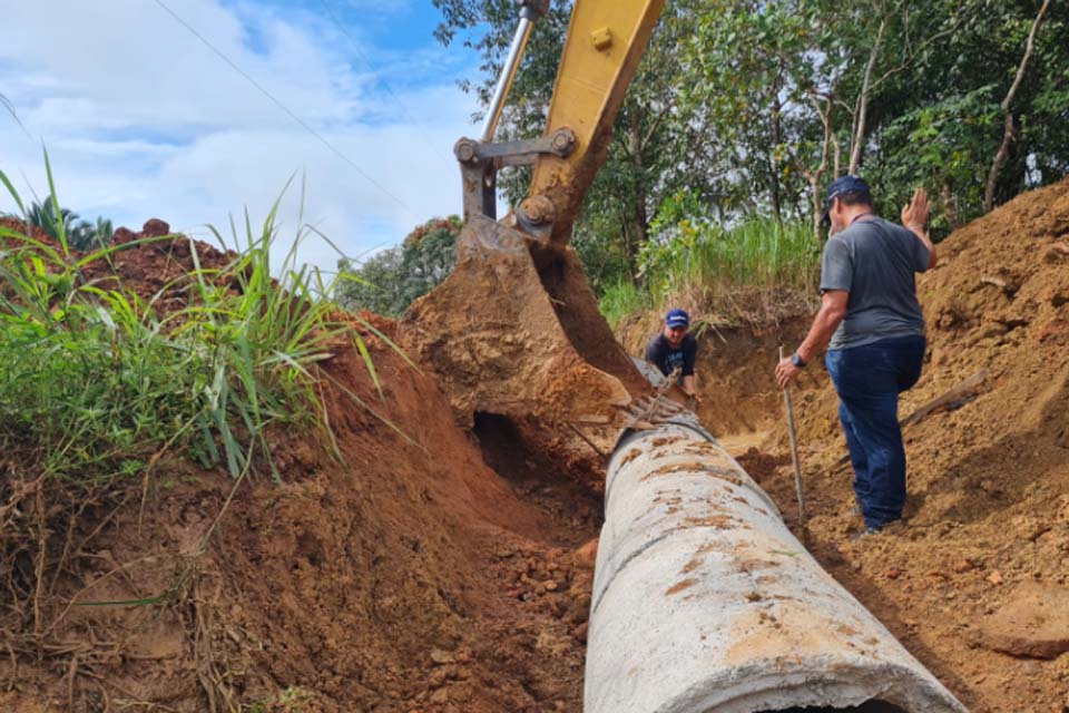 Estradas e ramais do setor chacareiro de Porto Velho recebem obras de recuperação