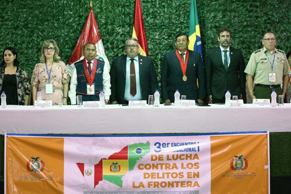 Governo de Rondônia integra “Terceiro Encontro Trifronteiriço” e reforça cooperação internacional em Segurança