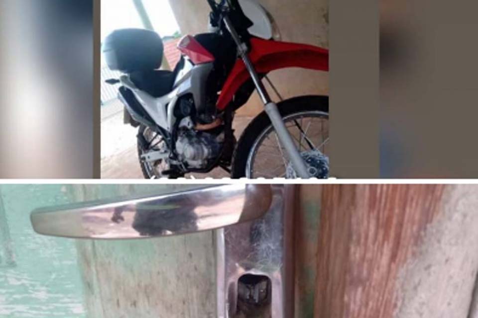  Homem viaja a trabalho e tem motocicleta furtada de residência