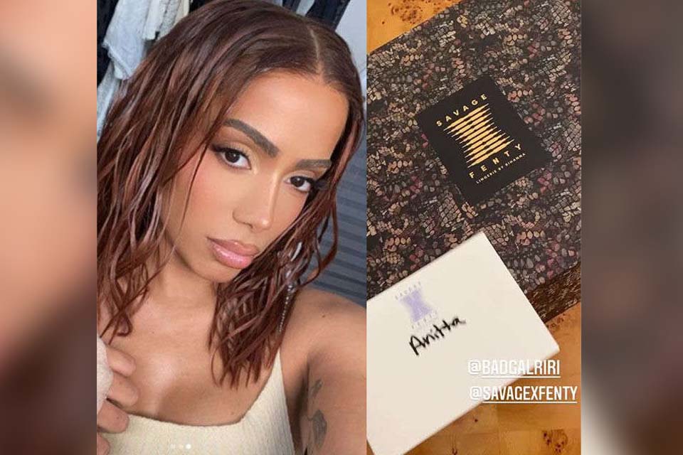 Anitta ganha presente de Rihanna e dispara: Agora só preciso de um cara gostoso