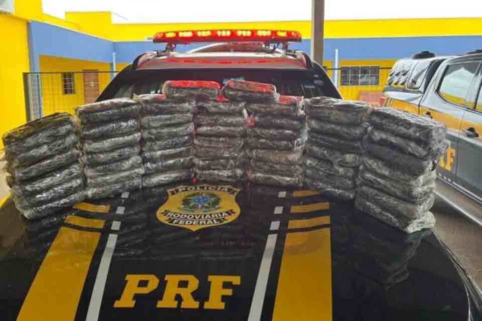 Polícia Rodoviária Federal apreende mais de 57 Kg de cocaína em Ji-Paraná