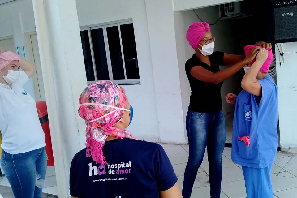 “Dia do lenço” no Hospital João Paulo II abre as programações do mês de combate ao câncer de mama