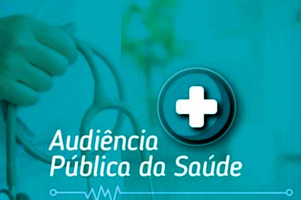 Secretaria de saúde realiza audiência pública para prestação de contas do 3º Quadrimestre 2021 nesta sexta-feira (25)