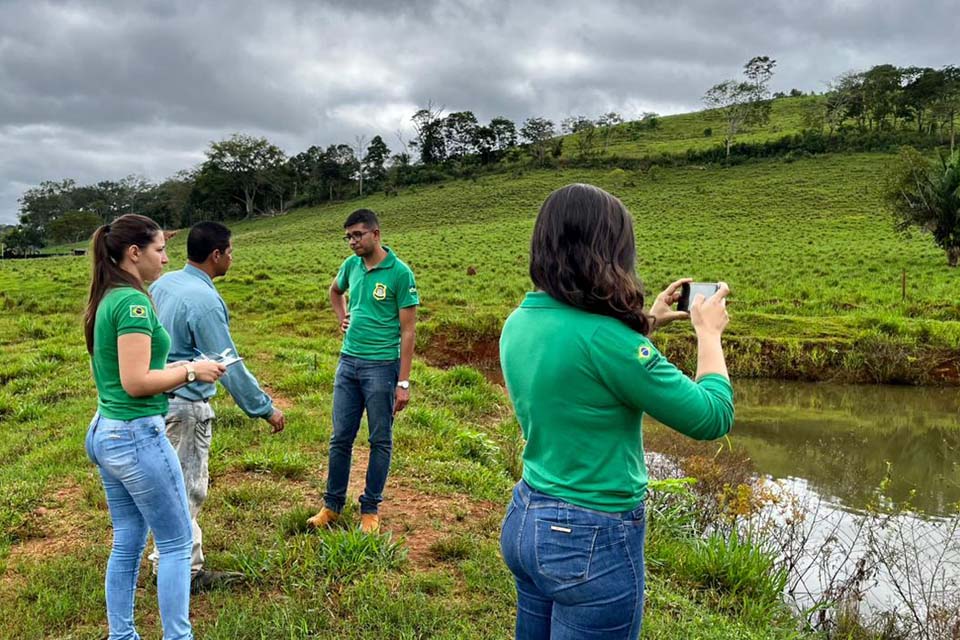 Atividade de piscicultura no município recebe vistoria técnica da Sedam