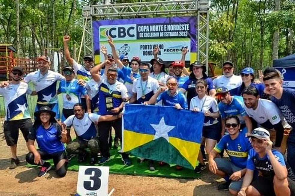 Sede da Copa Norte e Nordeste de Ciclismo, Rondônia conquista 18 medalhas