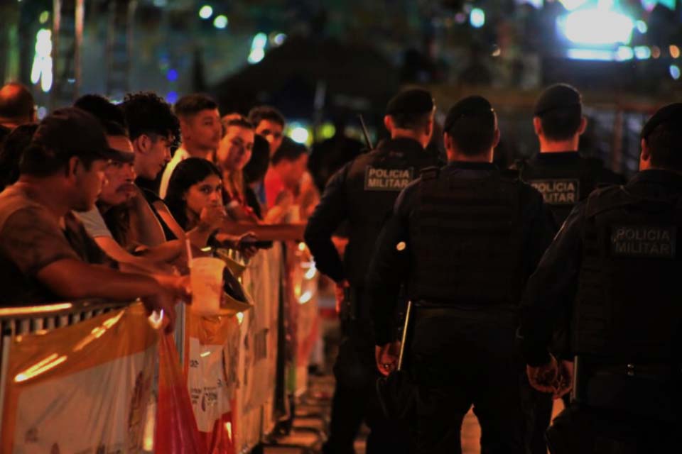 Fiscalização e garantia da ordem pública foram mantidas pelas forças de segurança durante o Arraial Flor do Maracujá, em Porto Velho