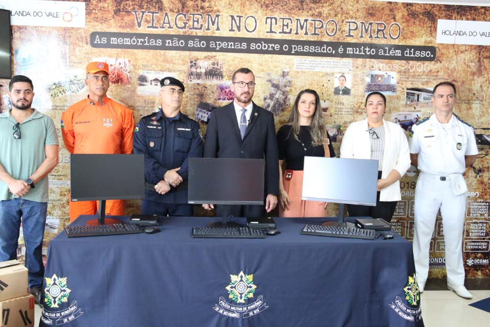 Equipamentos e viaturas são entregues para órgãos de segurança nde Rondônia