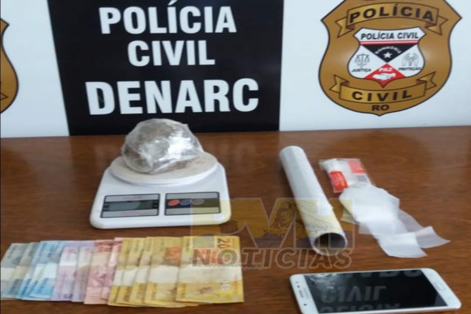 Denarc prende apenado e fecha boca de fumo na zona sul 