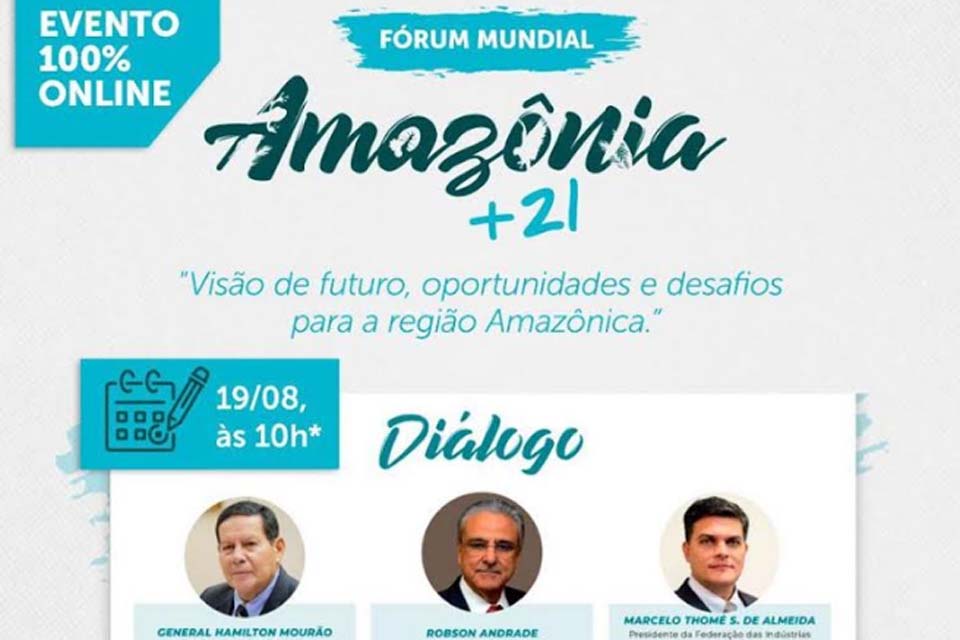 Porto Velho: AMAZÔNIA + 21- Primeiro encontro prévio acontece no próximo dia 19